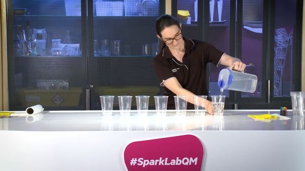 Queensland Museum Network Learning at home - Sparklab Science Bar walking water