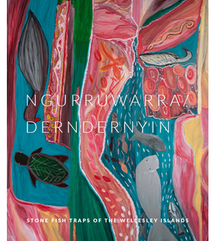 Front cover of catalogue Ngurruwarra/Derndernyin